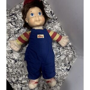 Vintage 1991 Playskool My Buddy Doll 22" Brown Hair Blue Eyes Soft Body